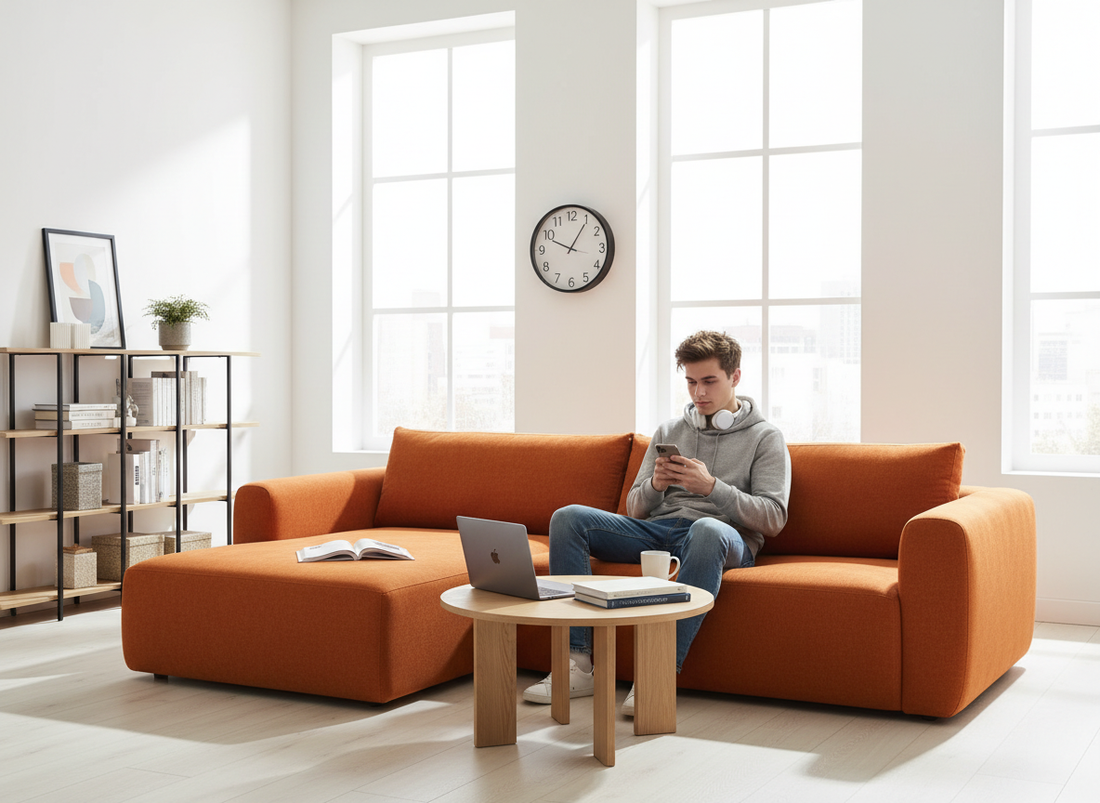 Canapé compressé livré en 2 cartons : la révolution du mobilier facile à transporter