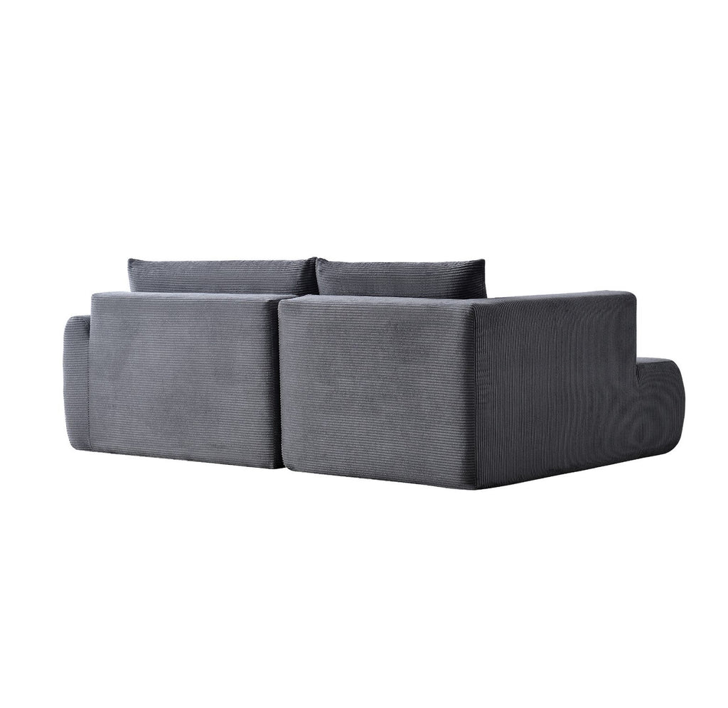 Canapé Compressé - Gris Foncé - Silvo