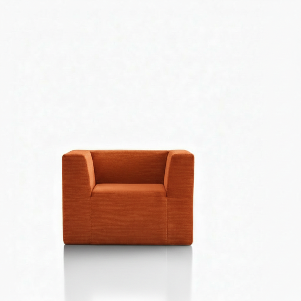 Fauteuil Compressé - Orange - Alma